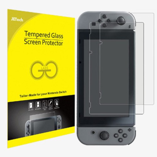 JETech Screen Protector for Nintendo Switch 2017, Tempered Glass Film, 2-Pack